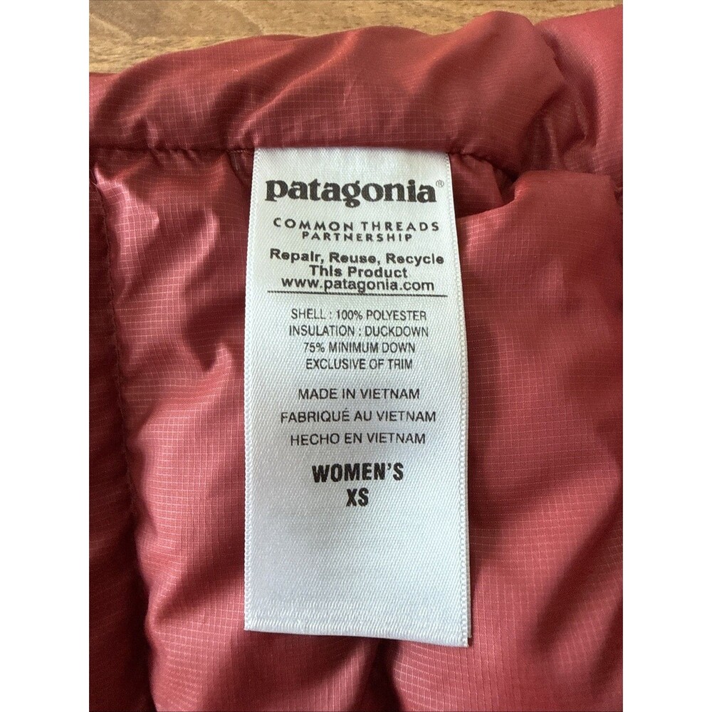 Patagonia Down Insulated Snap-T Pullover Style Jacket Womens‎ Size XS Windproof - Picture 8 of 10